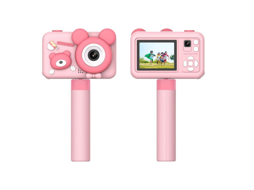 Porodo Kids 26MP Digital Camera with Tripod Stand – Pink Porodo Kids 26MP Digital Camera with Tripod Stand – Pink